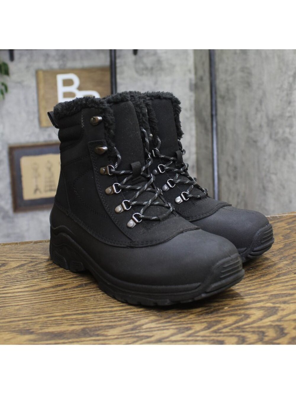 All In Motion Mens Blaise Winter Boots 91112082 Black 8
